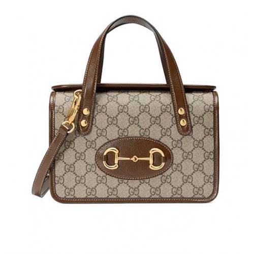 GUCCI HORSEBIT 1955 MINI TOP HANDLE BAG 645453 (23*16*13cm) GUCCI HORSEBIT 1955 MINI TOP HANDLE BAG 645453 (23*16*13cm)
